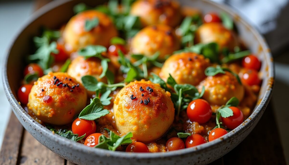 Gratin de légumes méditerranéens et boulettes dorées : la recette qui embaume la maison et fait tout disparaître Gratin de légumes méditerranéens et boulettes dorées : la recette qui embaume la maison et fait tout disparaître
