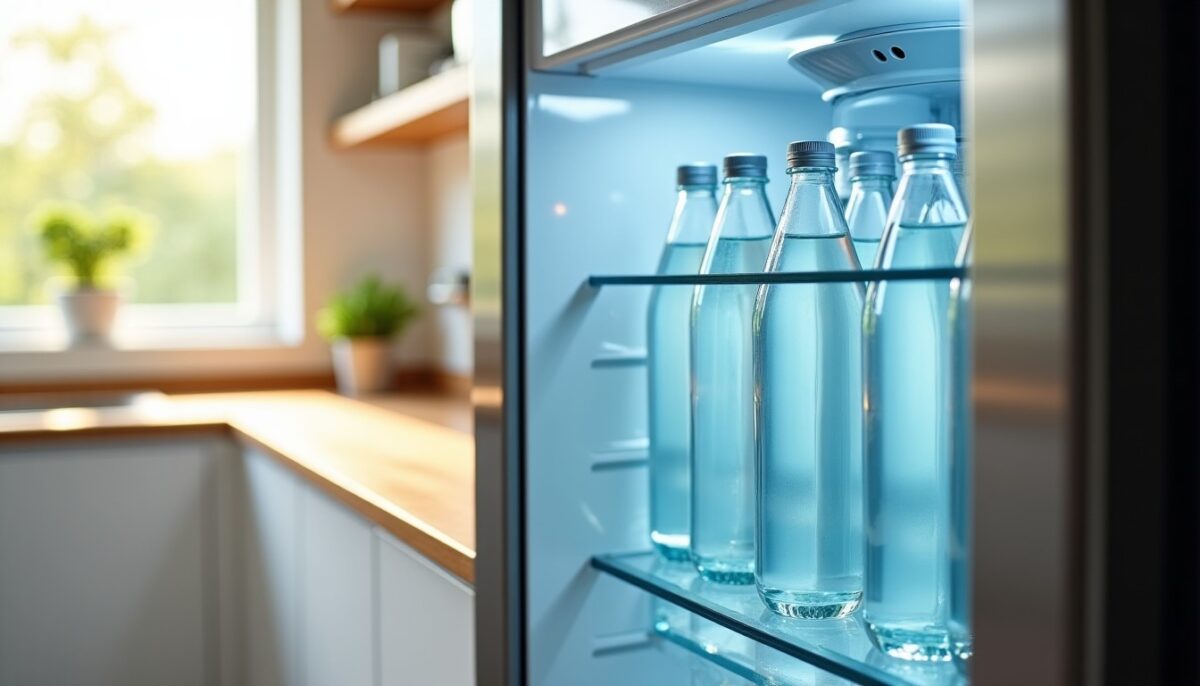 Frigo : découvrez l’emplacement parfait pour garder vos bouteilles d’eau fraîches et éviter de gaspiller de l’énergie Frigo : découvrez l’emplacement parfait pour garder vos bouteilles d’eau fraîches et éviter de gaspiller de l’énergie