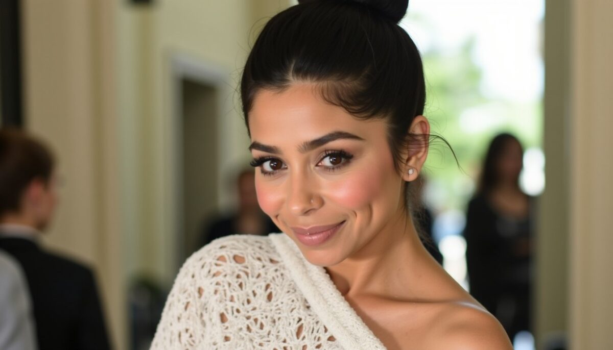 Sortilège bohème : Vanessa Hudgens sublime son look avec un chignon élégant Sortilège bohème : Vanessa Hudgens sublime son look avec un chignon élégant